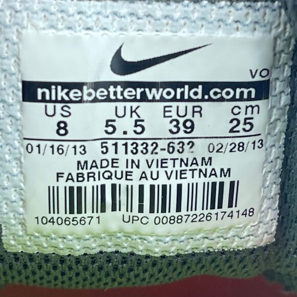 Nike Training Flex TR2 Womens 8 Pink Green Running Sneakers 511332-632 - Picture 14 of 14